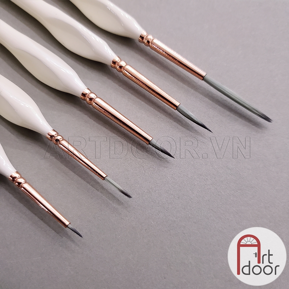 Cọ vẽ đầu Tỉa ARTPOWER Artist nét siêu mảnh, tỉa nail (cây lẻ)
