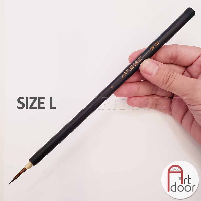 Cọ vẽ đầu Tỉa thư pháp ART SECRET lông tai Trâu (BW120) - [xả kho]