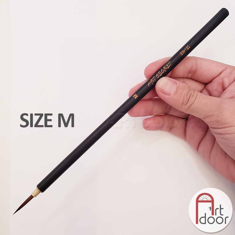 Cọ vẽ đầu Tỉa thư pháp ART SECRET lông tai Trâu (BW120) - [xả kho]