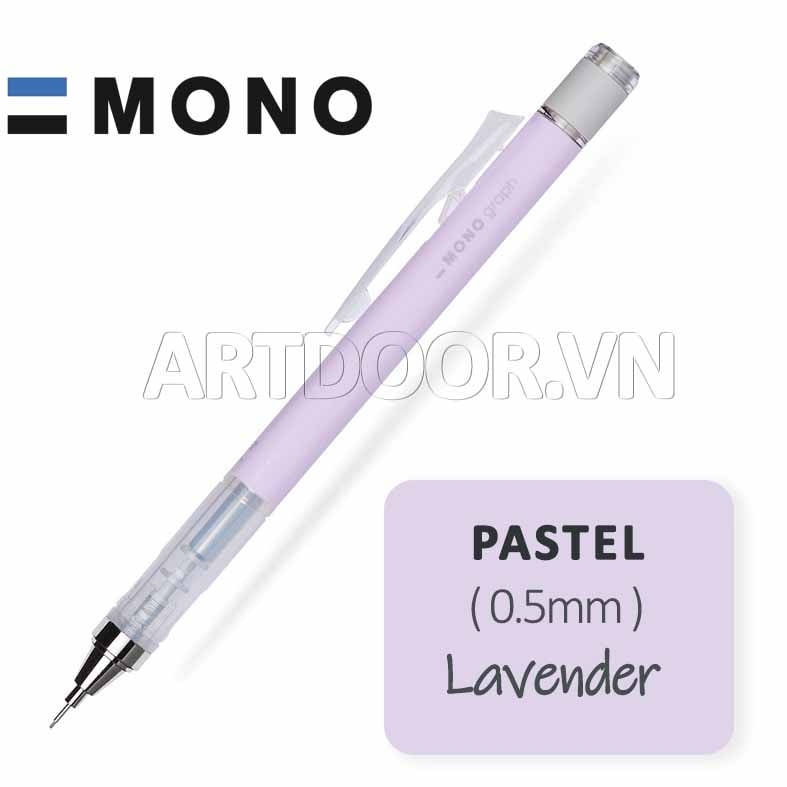 Bút chì bấm TOMBOW Mono Graph thân màu Pastel (đầu 05)