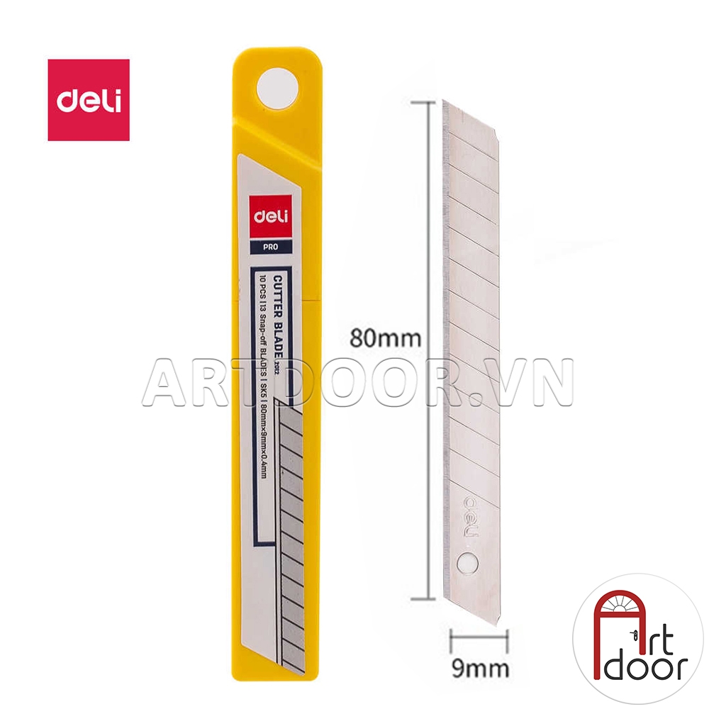 Dao gọt bút chì DELI (60 30 độ) cắt tỉa rọc giấy, làm mô hình kiến trúc nội thất