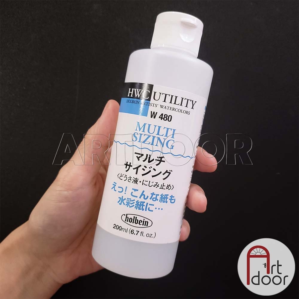 Keo chống thấm HOLBEIN Multi Sizing chai Lớn (200ml)