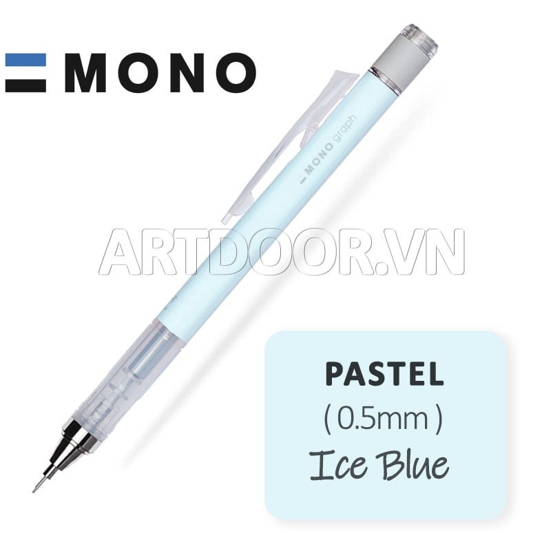 Bút chì kim bấm TOMBOW Pastel ngọt ngào (đầu 05mm) dòng Mono Graph lắc đẩy ngòi