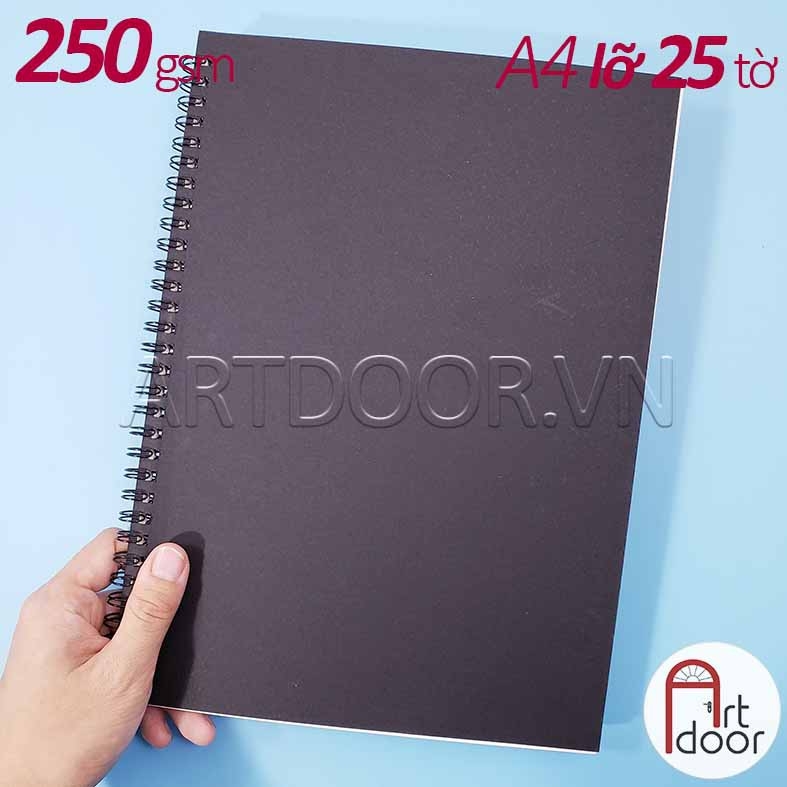Sổ vẽ màu nước CANSON Truyền Thống dày 220gsm (vân ngang)
