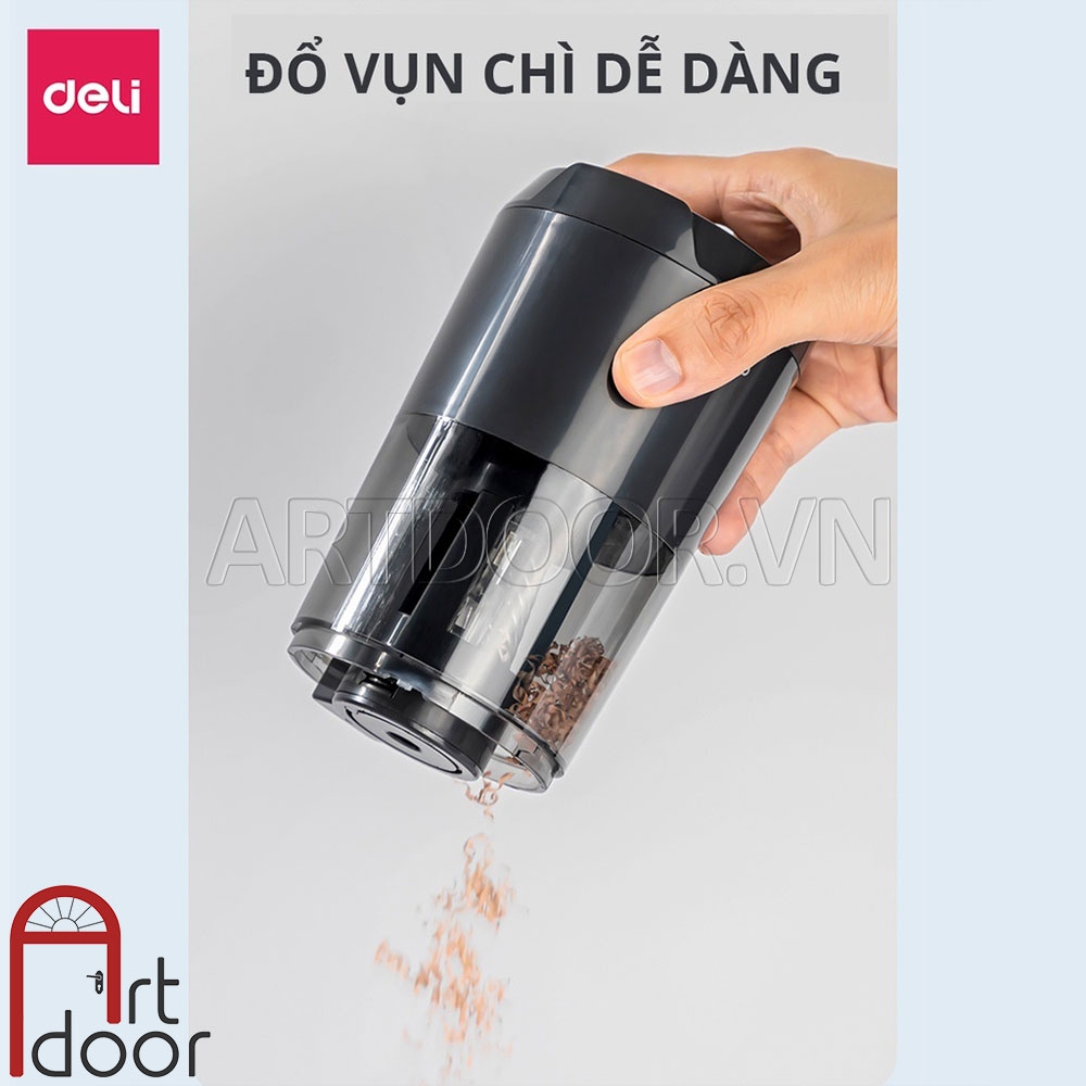 Gọt chuốt bút chì điện tự động DELI loại tốt