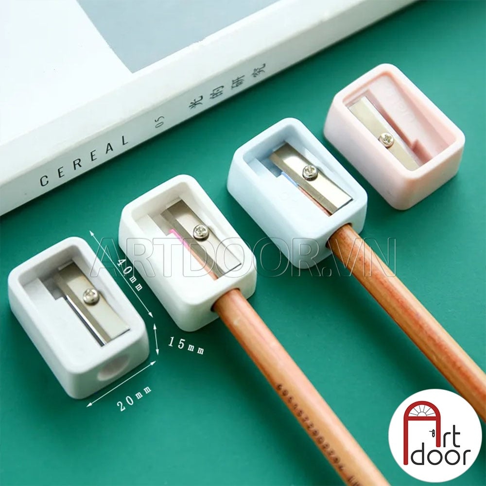 Gọt chuốt bút chì DELI Pastel mini màu ngẫu nhiên (1 chiếc)