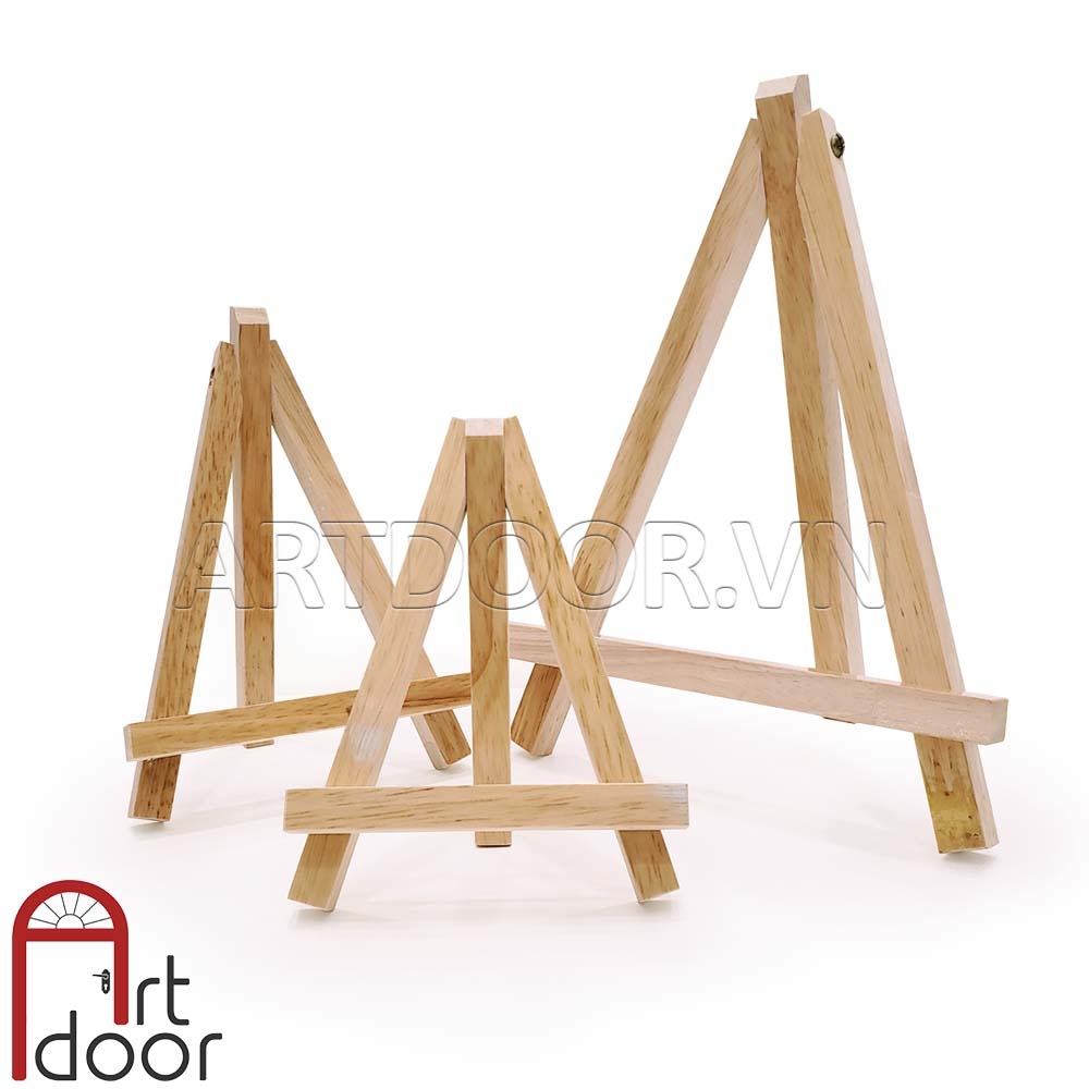 Giá vẽ tranh (Mini) đỡ điện thoại, ipad, kê tranh ảnh tranh trí bàn học, gỗ dày