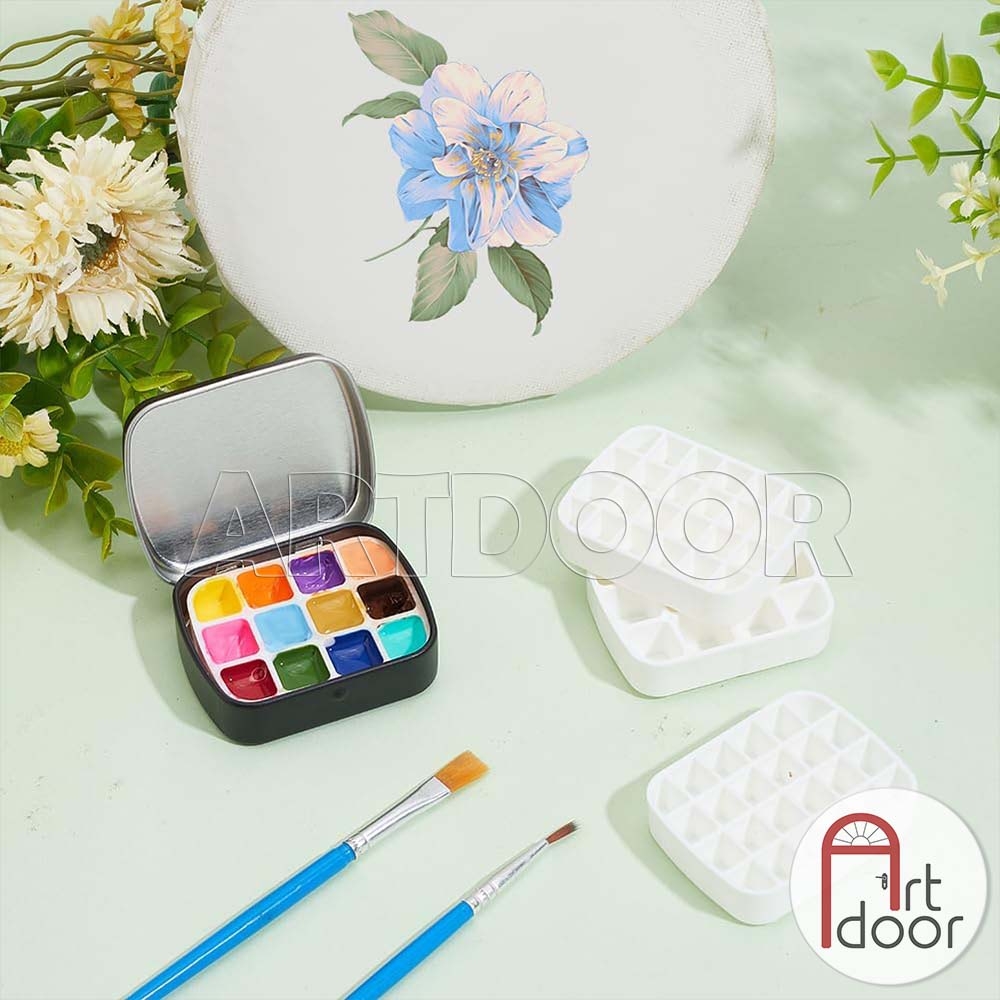 Khay Hộp Pocket chiết màu nước, pan rỗng (nhiều loại)