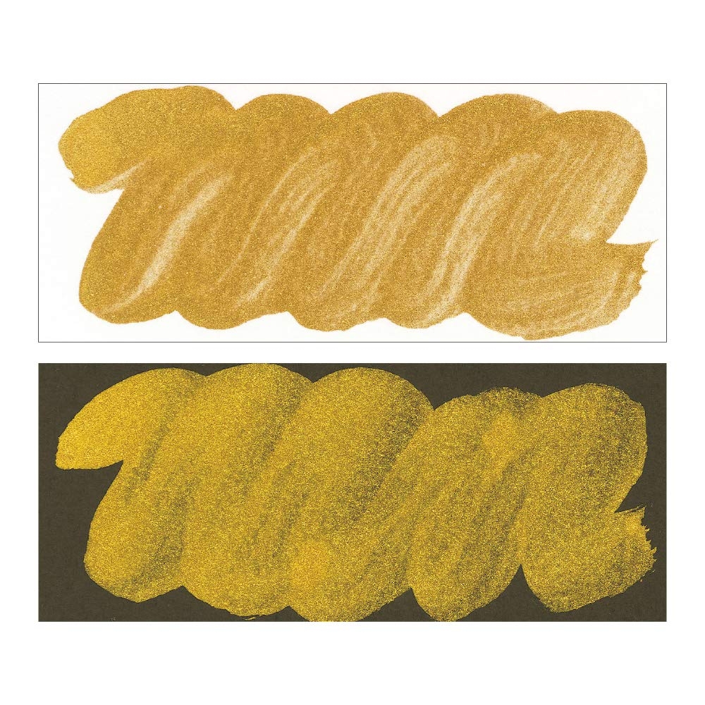 Mực vẽ kháng nước KURETAKE Mica Gold (60ml) vẽ truyện tranh manga, thư pháp