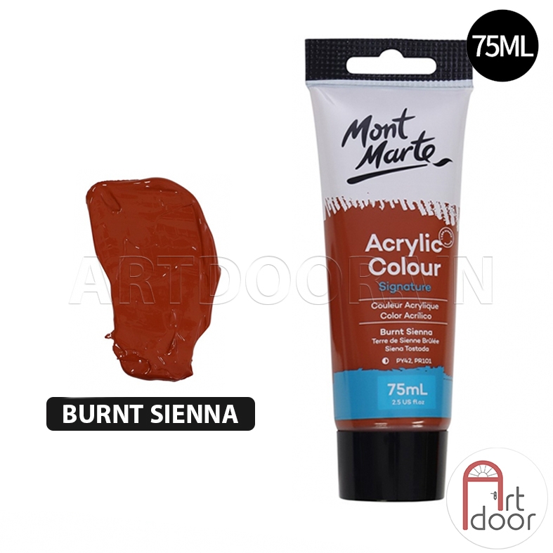 Màu vẽ Acrylic MONT MARTE Tuýp (75ml) custom áo, vải, gỗ, kính, tô tượng, đất sét, số hóa