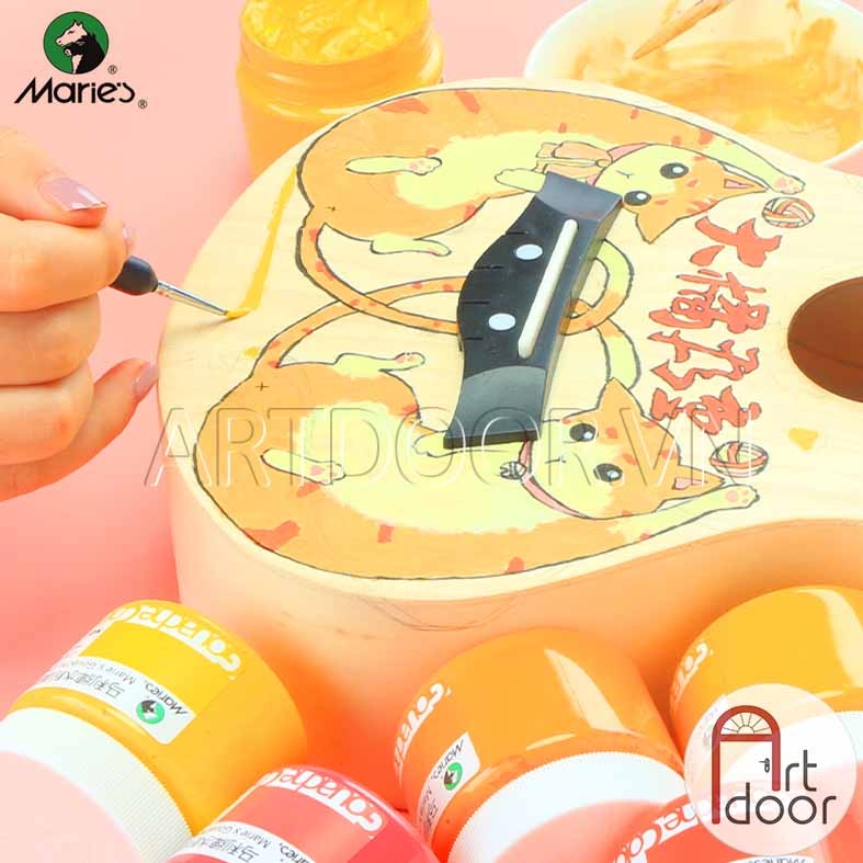 Màu vẽ Gouache MARIES Hũ lẻ (100ml)