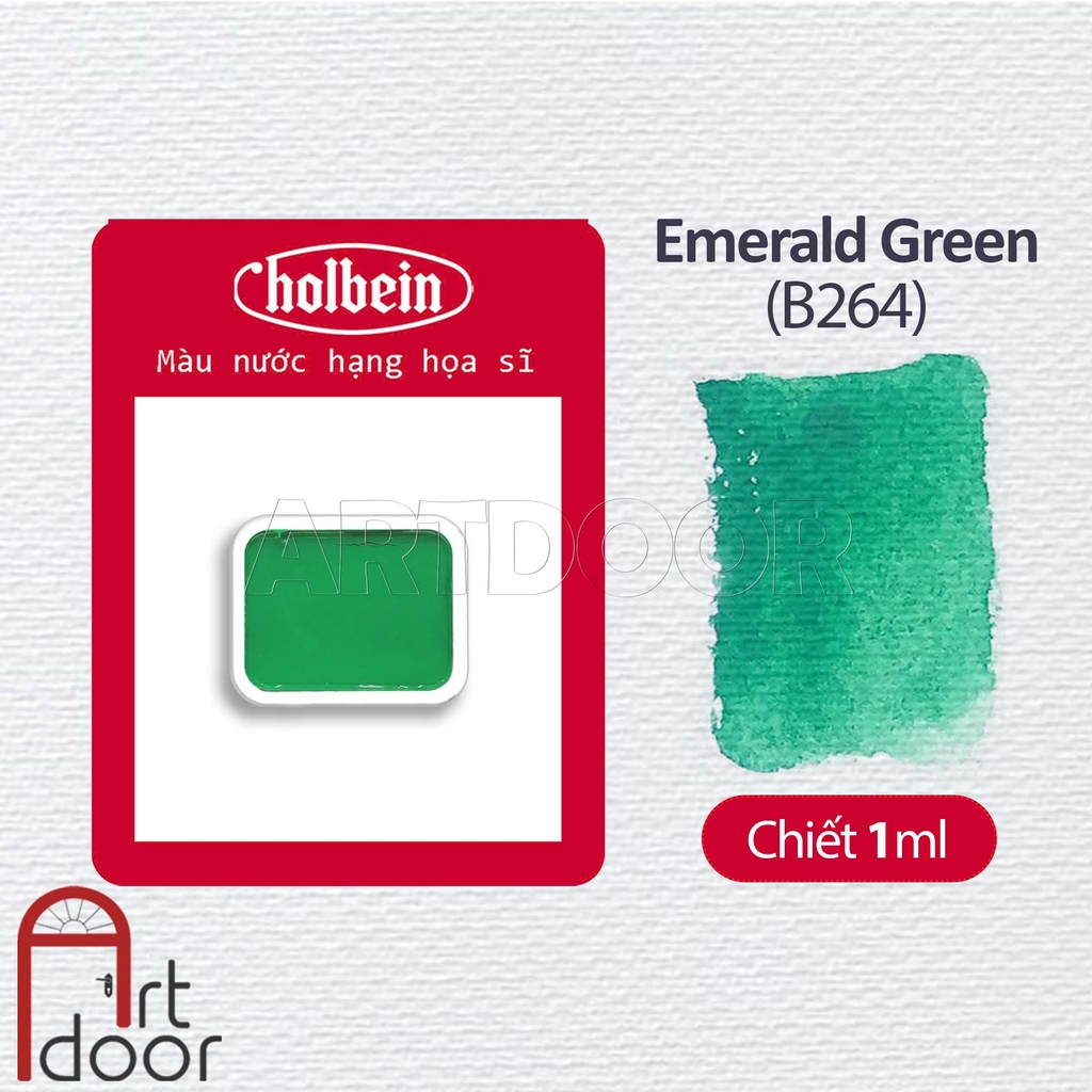Màu Nước HOLBEIN (chiết 1ml) hạng hoạ sĩ pan lẻ