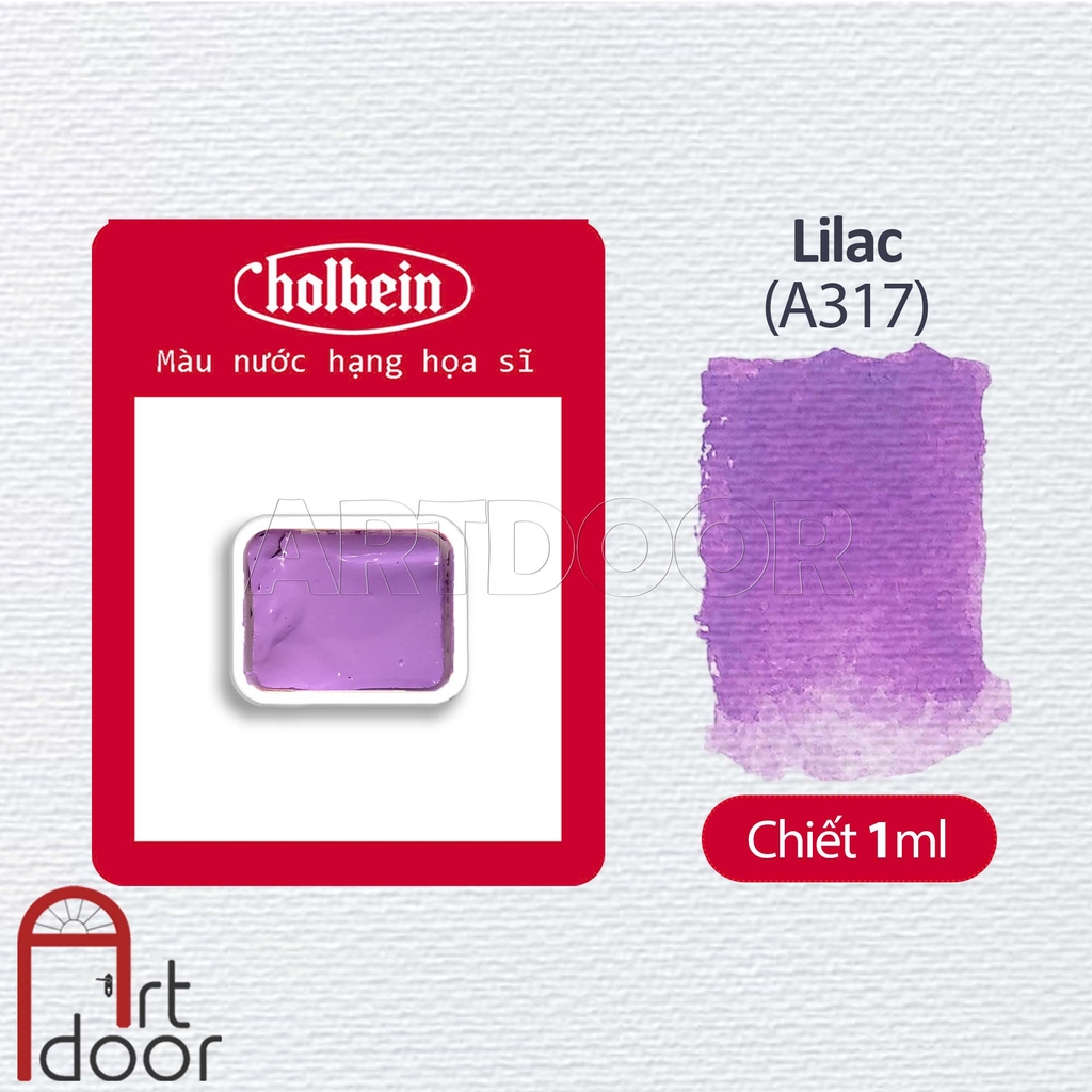 Màu Nước HOLBEIN (chiết 1ml) hạng hoạ sĩ pan lẻ
