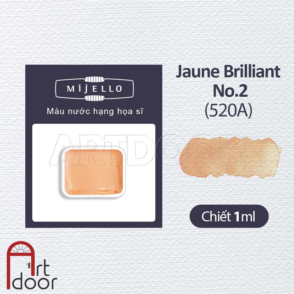Màu Nước MIJELLO (chiết 1ml) hạng hoạ sĩ pan lẻ (Đen/ Trắng/ Nhũ/ Pastel)