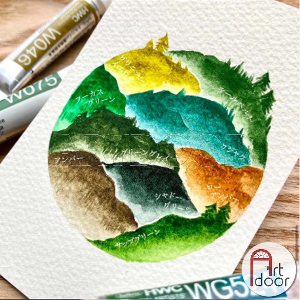 Màu Nước HOLBEIN Artist dòng Tách lớp hạng hoạ sĩ lẻ (1ml/ 5ml)