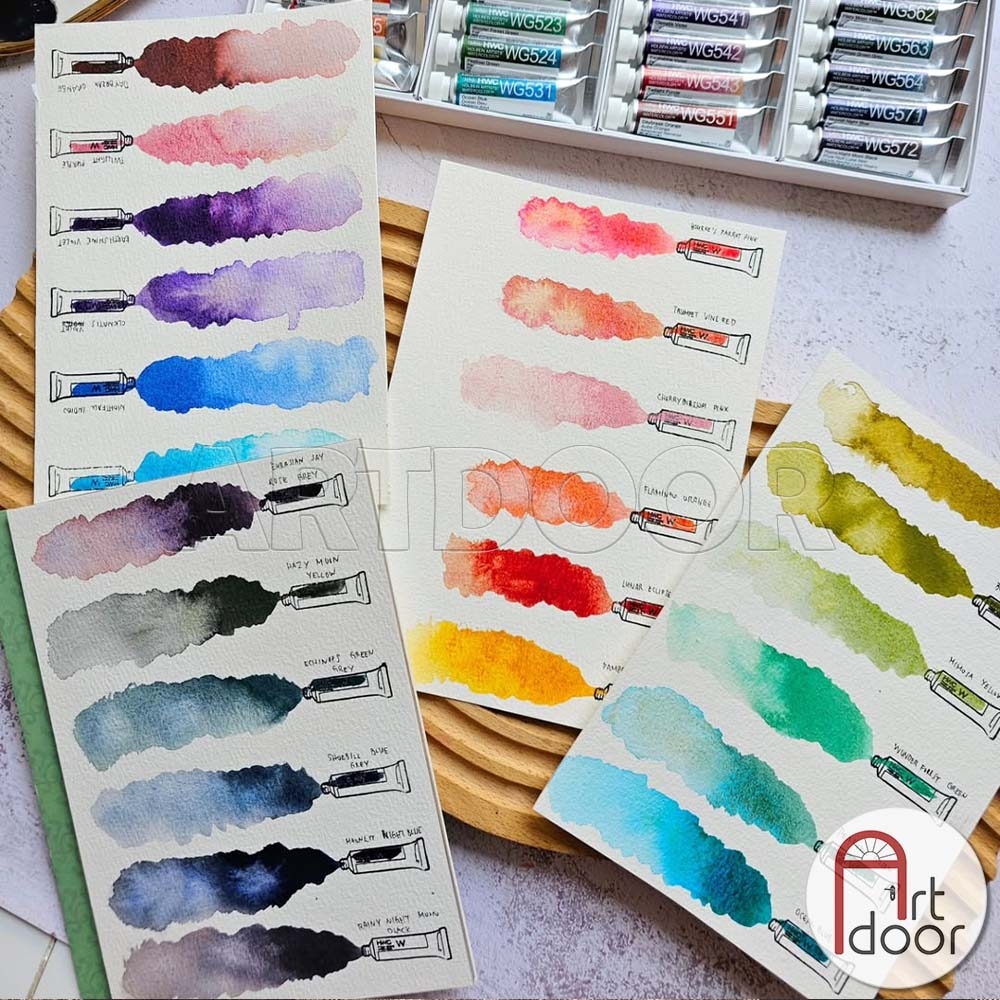 Màu Nước HOLBEIN Artist dòng Tách lớp hạng hoạ sĩ lẻ (1ml/ 5ml)