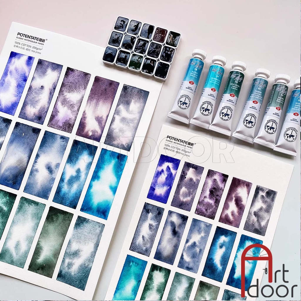 Màu nước WHITE NIGHTS tách lớp (chiết 1ml) hạng họa sĩ pan lẻ