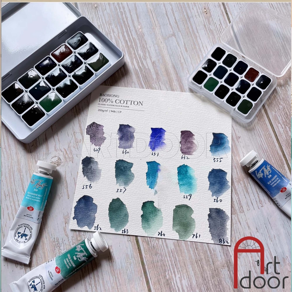 Màu nước WHITE NIGHTS tách lớp (chiết 1ml) hạng họa sĩ pan lẻ