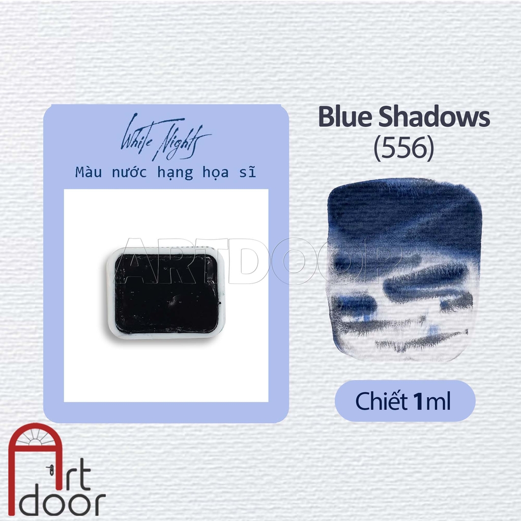 Màu nước WHITE NIGHTS tách lớp (chiết 1ml) hạng họa sĩ pan lẻ