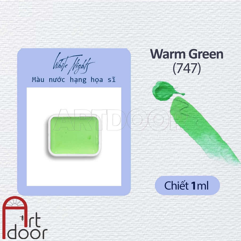 Màu nước WHITE NIGHTS (chiết 1ml) hạng họa sĩ pan lẻ