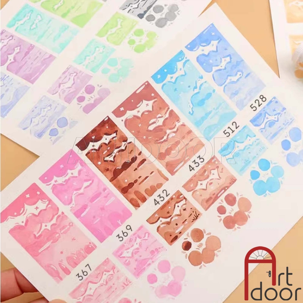 Màu nước WHITE NIGHTS (chiết 1ml) hạng họa sĩ pan lẻ