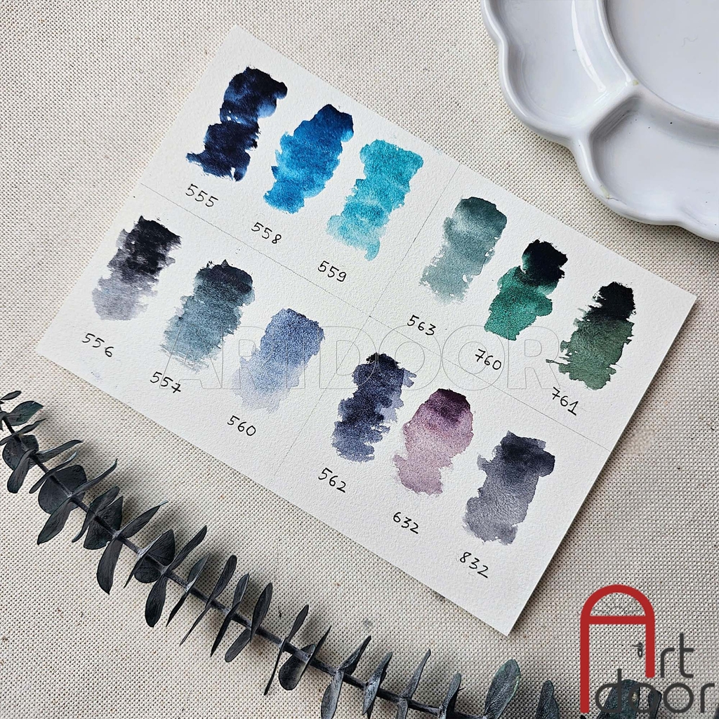 Màu nước WHITE NIGHTS tách lớp (chiết 1ml) hạng họa sĩ pan lẻ