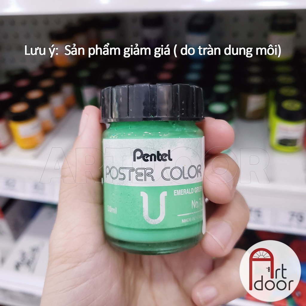 Màu vẽ Poster PENTEL hũ lớn (30ml) học vẽ trang trí màu, luyện thi kiến trúc mỹ thuật