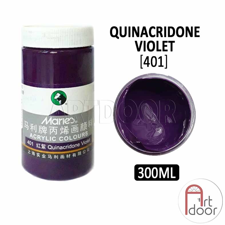 [HÀNG LỖI, THANH LÝ] Màu vẽ Acrylic MARIES Hũ (300ml) che phủ thấp, ít chống nước phù hợp mới tập vẽ đa chất liệu