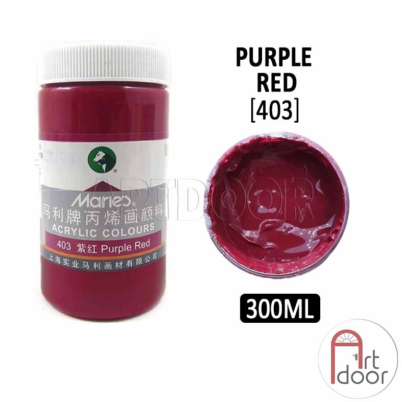[HÀNG LỖI, THANH LÝ] Màu vẽ Acrylic MARIES Hũ (300ml) che phủ thấp, ít chống nước phù hợp mới tập vẽ đa chất liệu