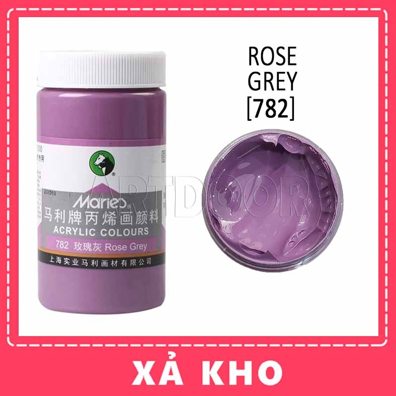 Màu vẽ Acrylic MARIES Hũ (300ml) custom áo, vải, gỗ, kính, tô tượng, đất sét, số hóa - [xả kho]