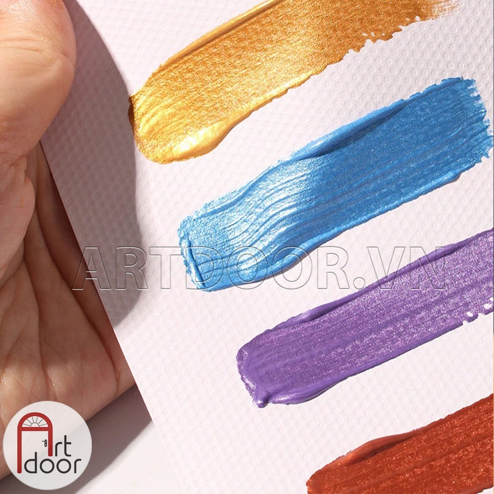 Combo màu vẽ Acrylic MONT MARTE Hũ (chiết 30ml) custom áo, vải, gỗ, kính, tô tượng, đất sét, số hóa