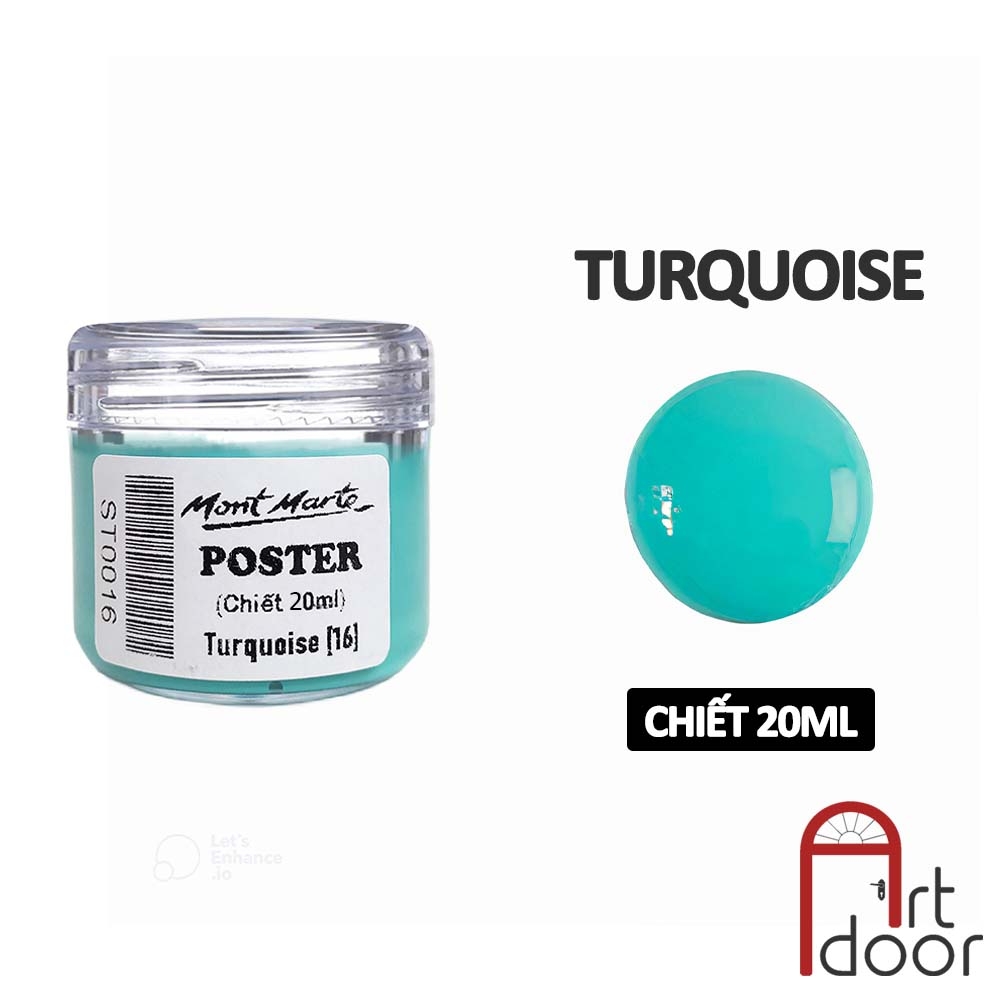 Màu vẽ Poster Paint MONT MARTE Hũ (chiết 20ml) - [xả kho]