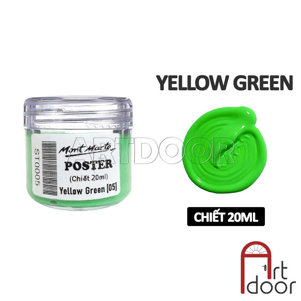 Màu vẽ Poster Paint MONT MARTE Hũ (chiết 20ml) - [xả kho]