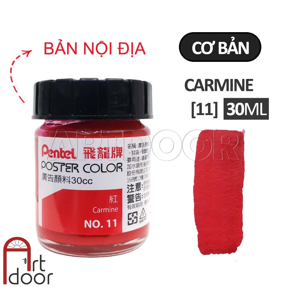Màu vẽ Poster PENTEL hũ lớn (30ml) học vẽ trang trí màu, luyện thi kiến trúc mỹ thuật