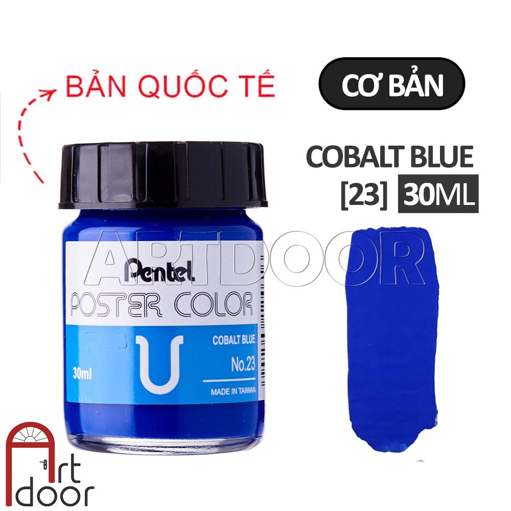 Màu vẽ Poster PENTEL hũ lớn (30ml) học vẽ trang trí màu, luyện thi kiến trúc mỹ thuật