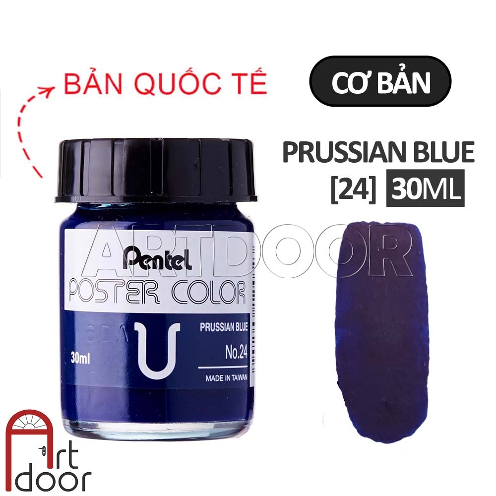 Màu vẽ Poster PENTEL hũ lớn (30ml) học vẽ trang trí màu, luyện thi kiến trúc mỹ thuật