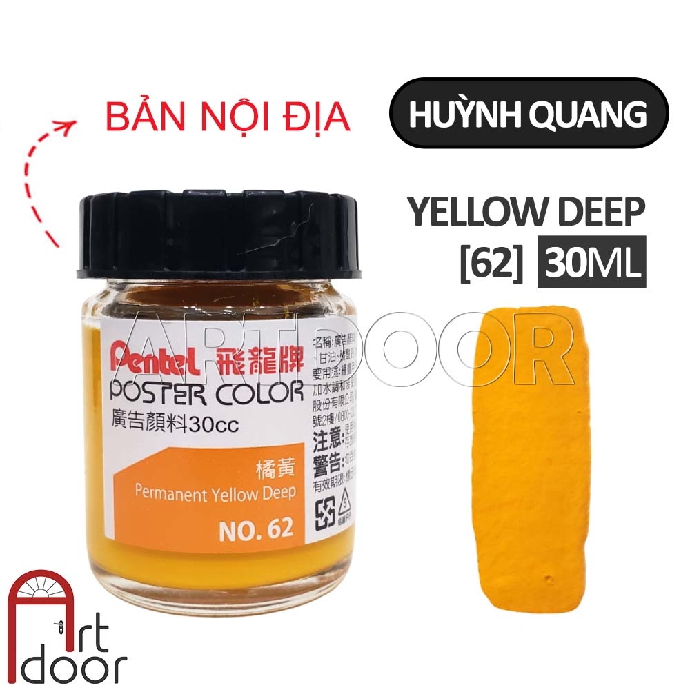 Màu vẽ Poster PENTEL hũ lớn (30ml) học vẽ trang trí màu, luyện thi kiến trúc mỹ thuật