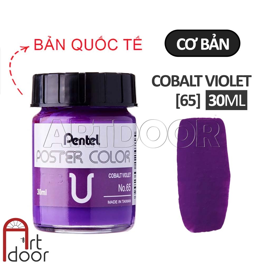 Màu vẽ Poster PENTEL hũ lớn (30ml) học vẽ trang trí màu, luyện thi kiến trúc mỹ thuật