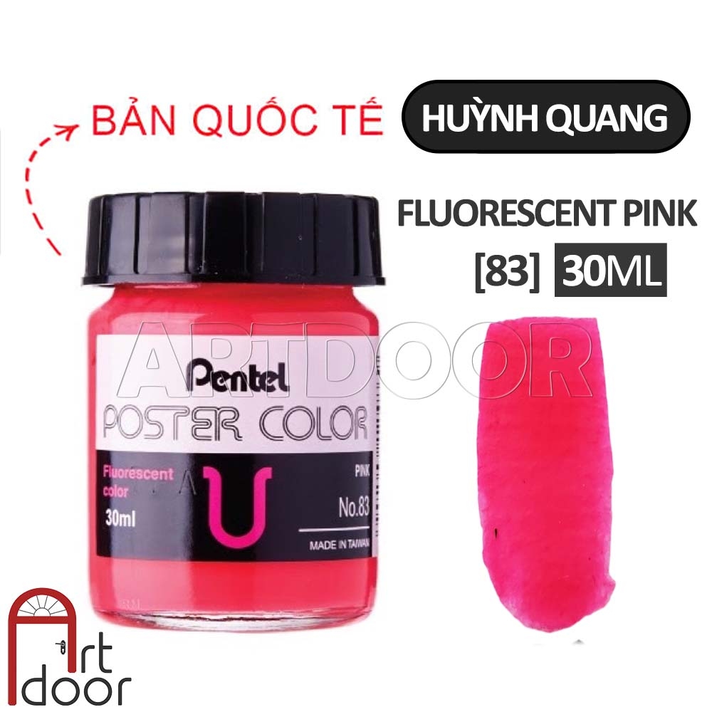 Màu vẽ Poster PENTEL hũ lớn (30ml) học vẽ trang trí màu, luyện thi kiến trúc mỹ thuật