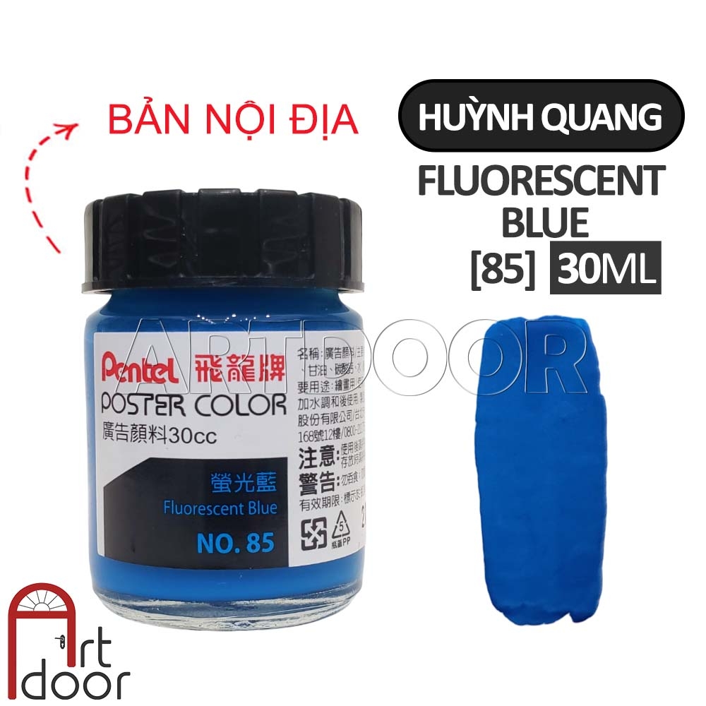 Màu vẽ Poster PENTEL hũ lớn (30ml) học vẽ trang trí màu, luyện thi kiến trúc mỹ thuật