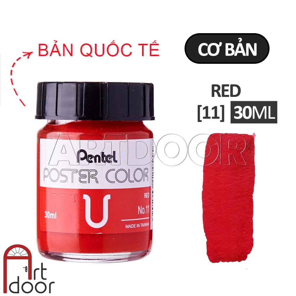Màu vẽ Poster PENTEL hũ lớn (30ml) học vẽ trang trí màu, luyện thi kiến trúc mỹ thuật