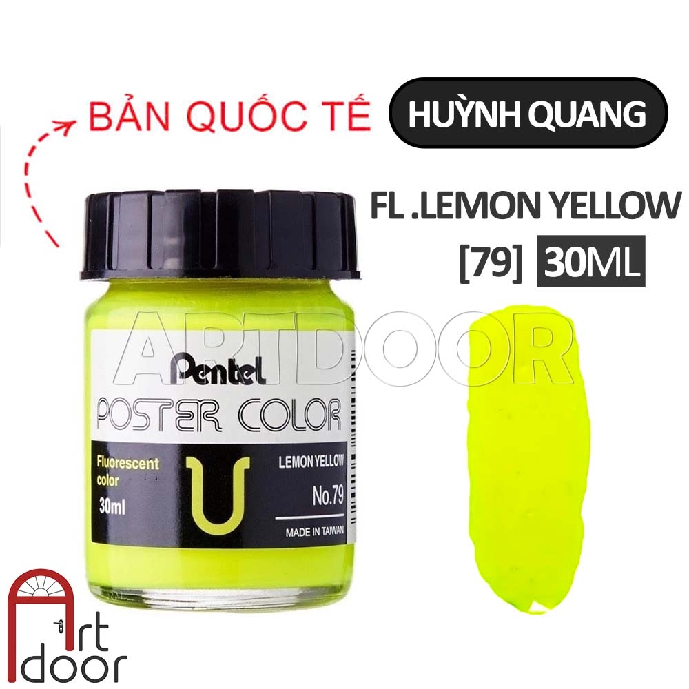 Màu vẽ Poster PENTEL hũ lớn (30ml) học vẽ trang trí màu, luyện thi kiến trúc mỹ thuật