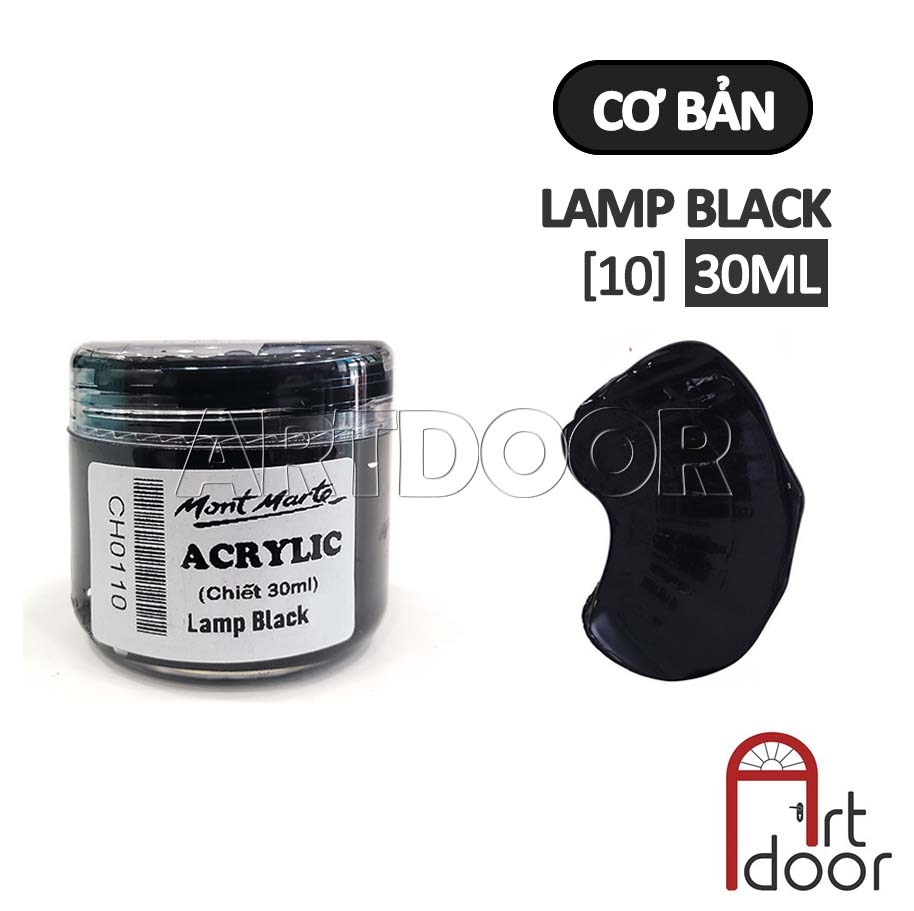 Màu vẽ Acrylic MONT MARTE Hũ (chiết 30ml) custom áo, vải, gỗ, kính, tô tượng, đất sét, số hóa