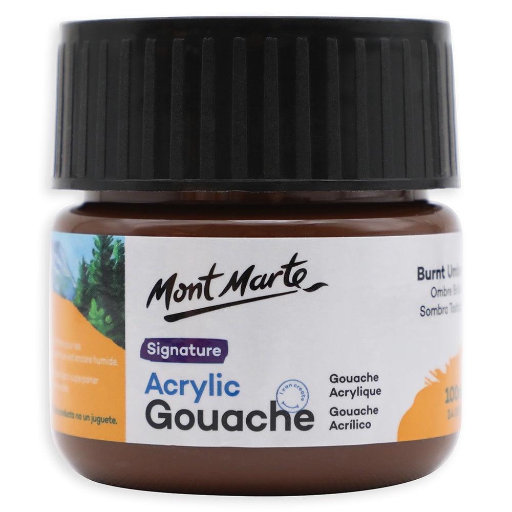 Màu vẽ Acrylic Gouache MONT MARTE Hũ (100ml)