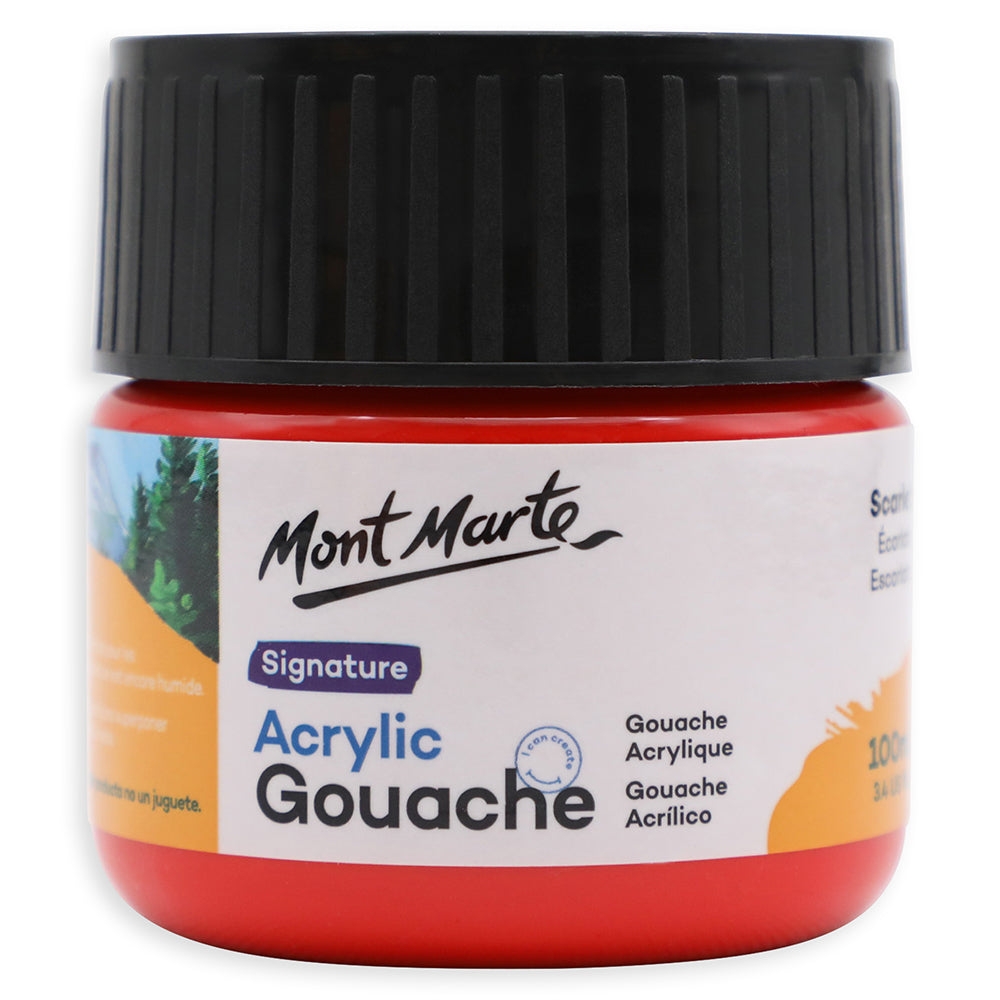 Màu vẽ Acrylic Gouache MONT MARTE Hũ (100ml)