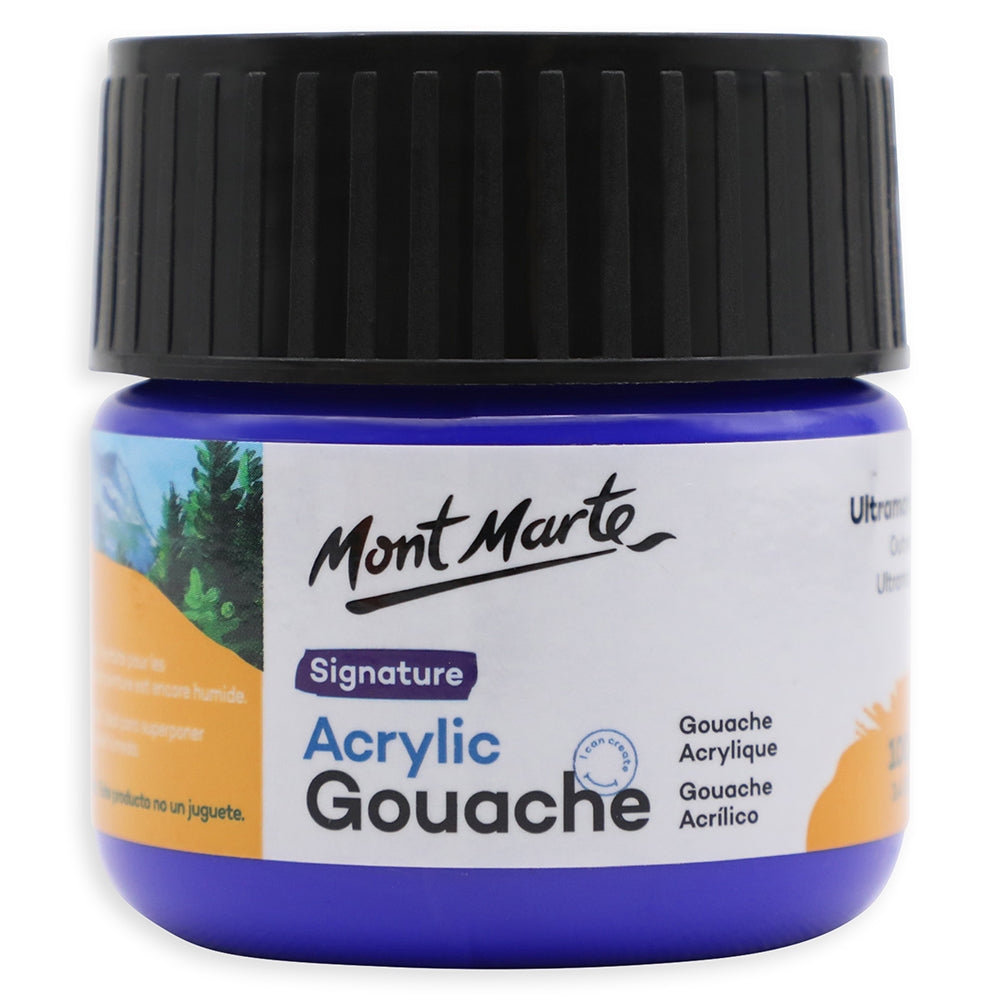 Màu vẽ Acrylic Gouache MONT MARTE Hũ (100ml)