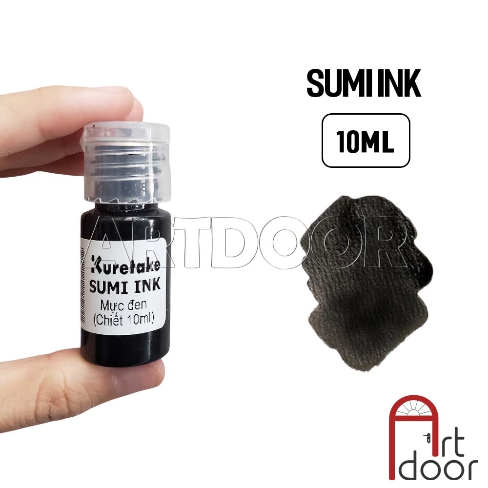 Bút line kháng nước KURETAKE (Đầu Cọ) lông mềm vẽ truyện tranh, manga, thư pháp
