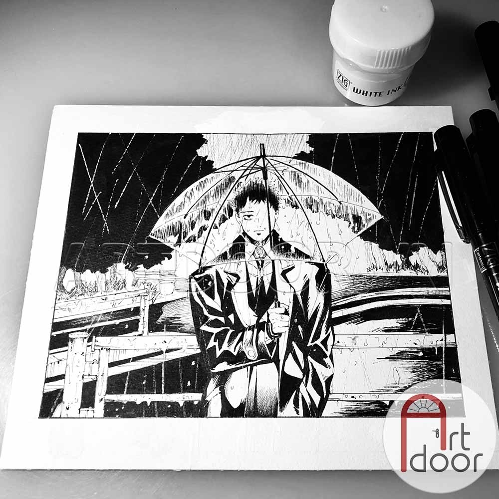 Mực vẽ Manga KURETAKE (Kháng Nước) vẽ truyện tranh, inktober, thư pháp, minh họa