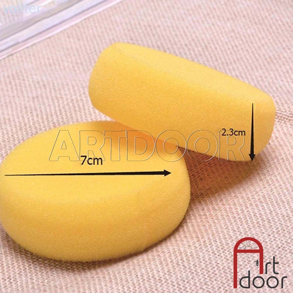 Mút xốp bọt biển lau Cọ, làm mịn Đất Sét, lau Gốm, vẽ tranh màu nước