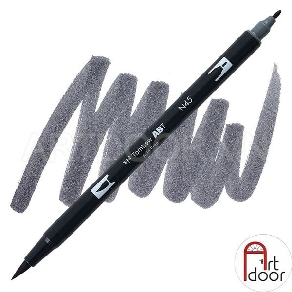 Bút màu đầu cọ TOMBOW ABT Dual Brush siêu mượt (Trắng/ Đen/ Xám) - [xả kho]